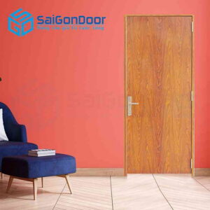 Cửa Thép Chống Cháy P1 van Gỗ 2