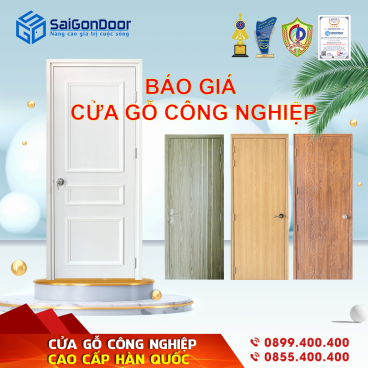 [Cập nhật] Báo giá cửa gỗ công nghiệp giá rẻ ✅1.750.000đ