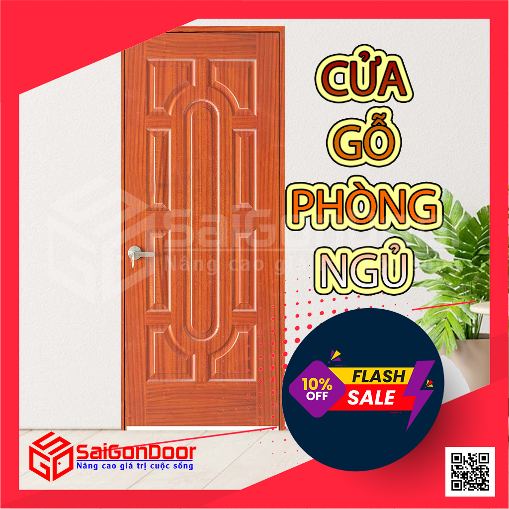 Mẫu cửa gỗ phòng ngủ đẹp