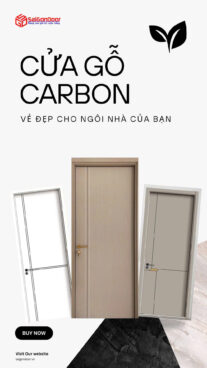 Cửa gỗ Carbon: Giải pháp đột phá cho không gian sống hiện đại